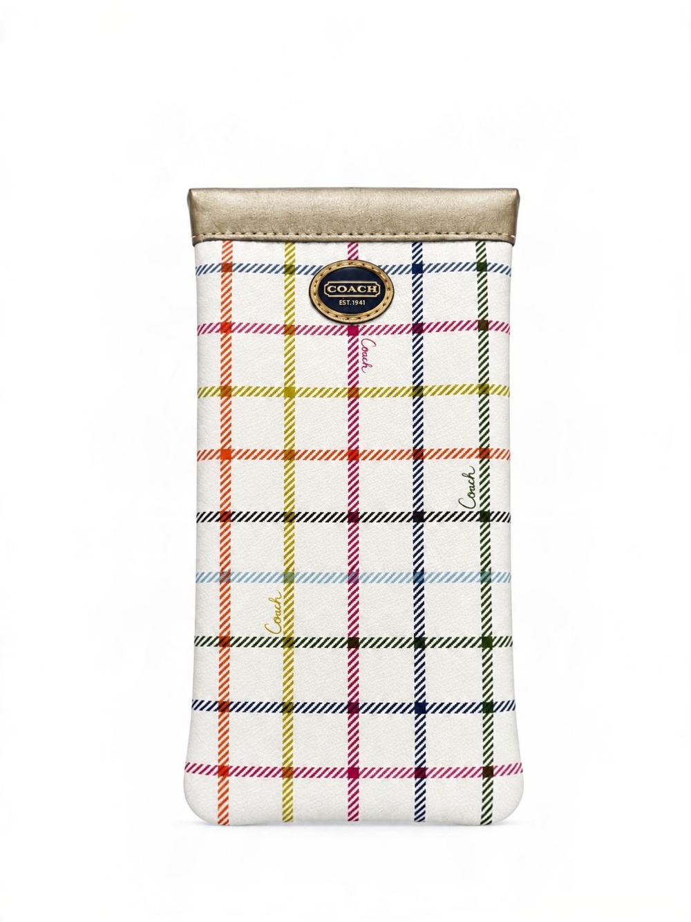 COMING SOON
Coach Tattersall Eyeglass Case